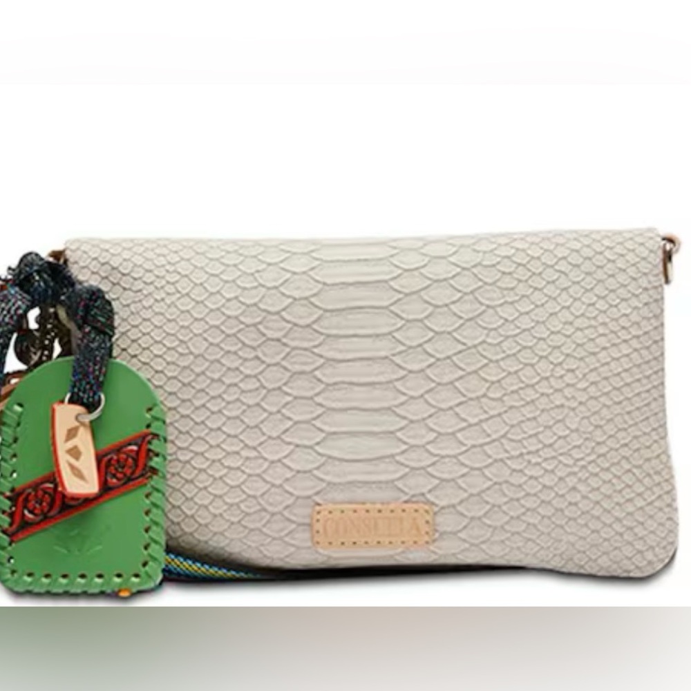 Consuela Textured Cream Crossbody